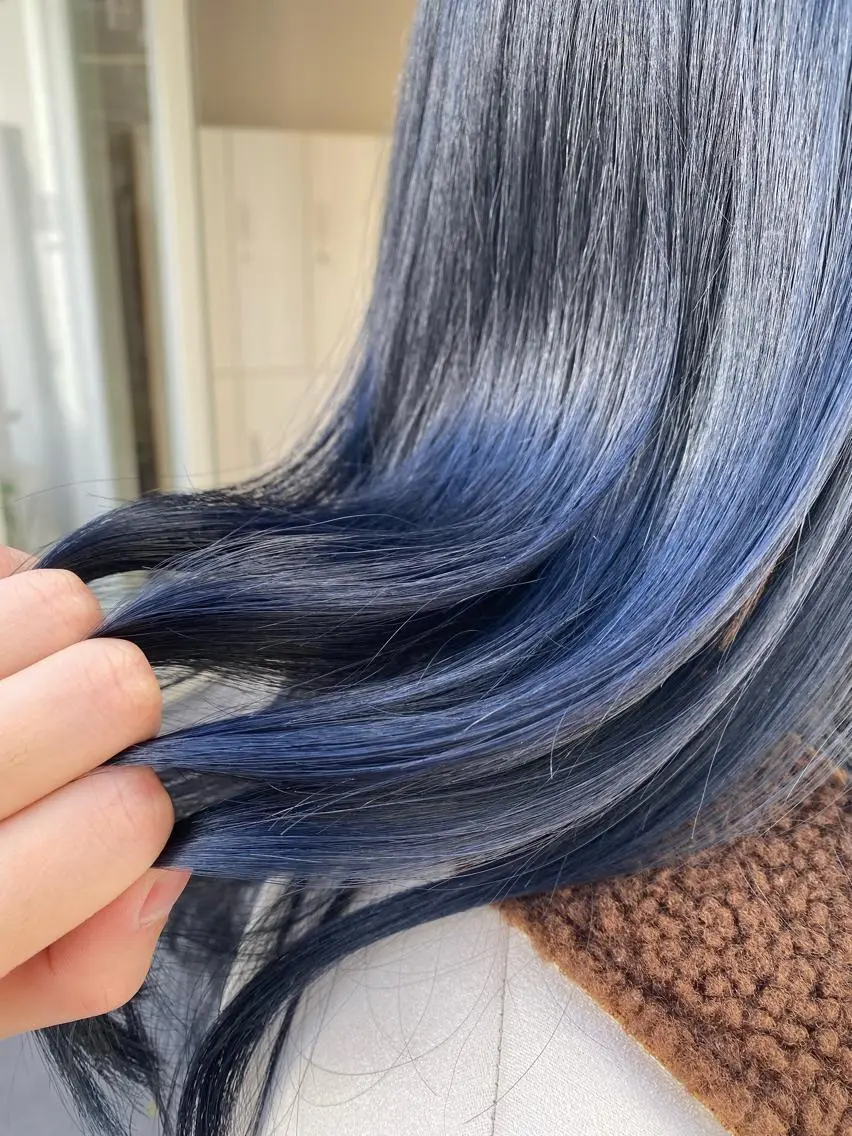 セミロング カラー カット ヘアカラー トリートメント ハイトーン×似合わせ 🌱中川慎之介のヘアスタイル