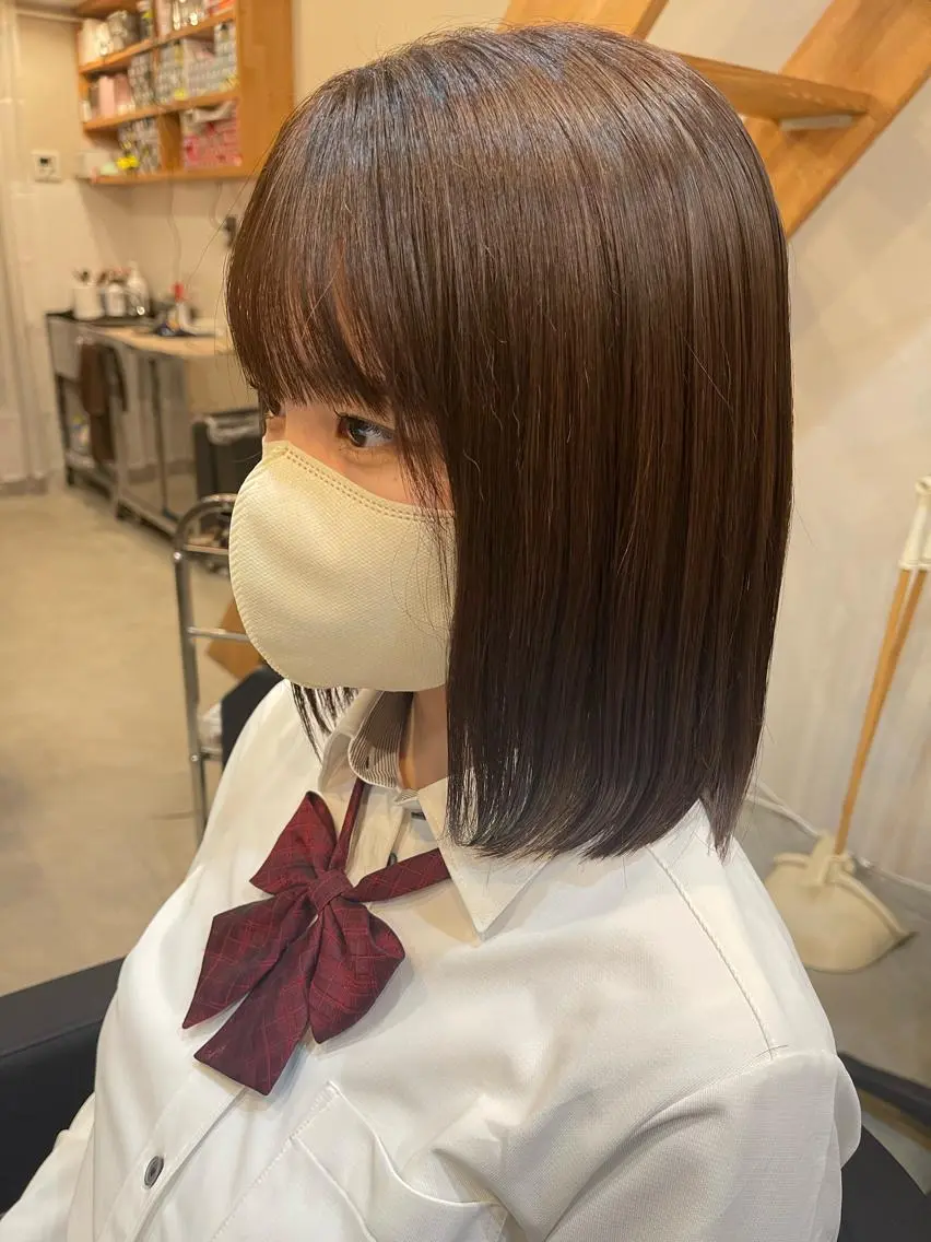 ミディアム nowhere ノーウェアのヘアスタイル