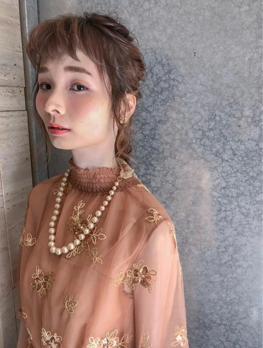 ヘアアレンジ nessヤマサキ リュウタのヘアスタイル