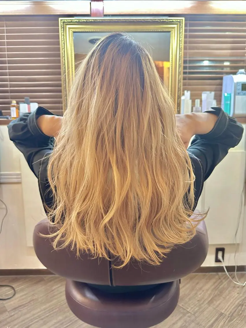 ロング カラー カット ヘアカラー 🌱ケミカル美容師 未来を綺麗に🌱優吾のヘアスタイル