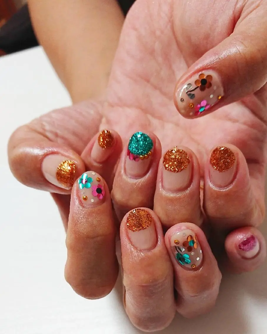 ネイル ラメ(グリッター) Lilith Nailのネイルデザイン