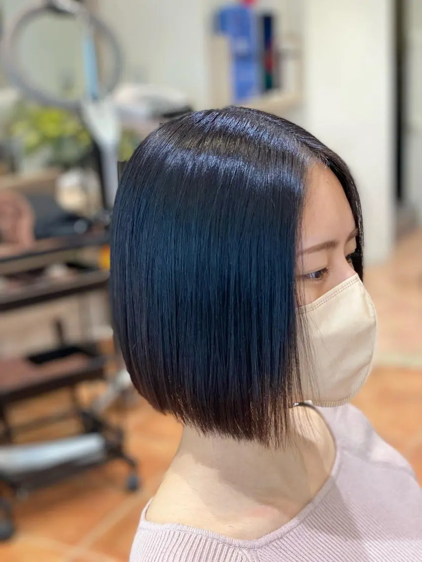 ショート ボブ ショートヘア 小顔カット トリートメント ☘️お悩み解決☘️ 岡部恒輝のヘアスタイル