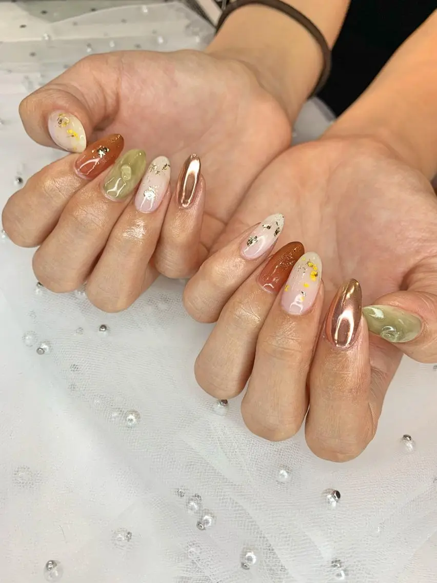 ネイル ハンドネイル glow_ nailのネイルデザイン