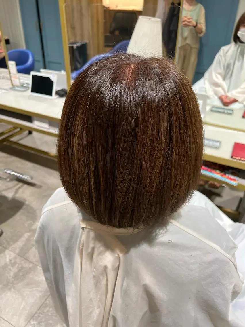 カラー letterby novel はるみのヘアスタイル