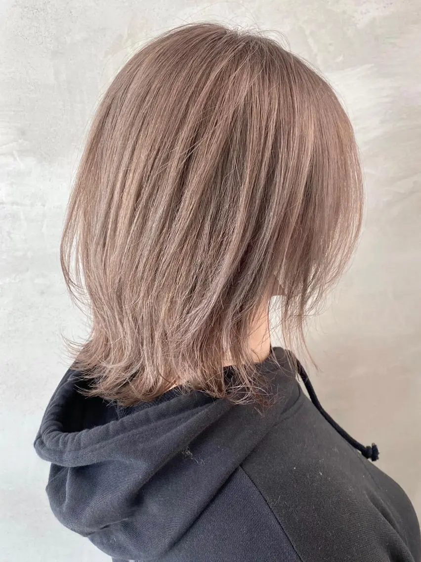 ミディアム カラー カット ヘアカラー トリートメント 🫧透明感カラー🫧 OIKAWAのヘアスタイル