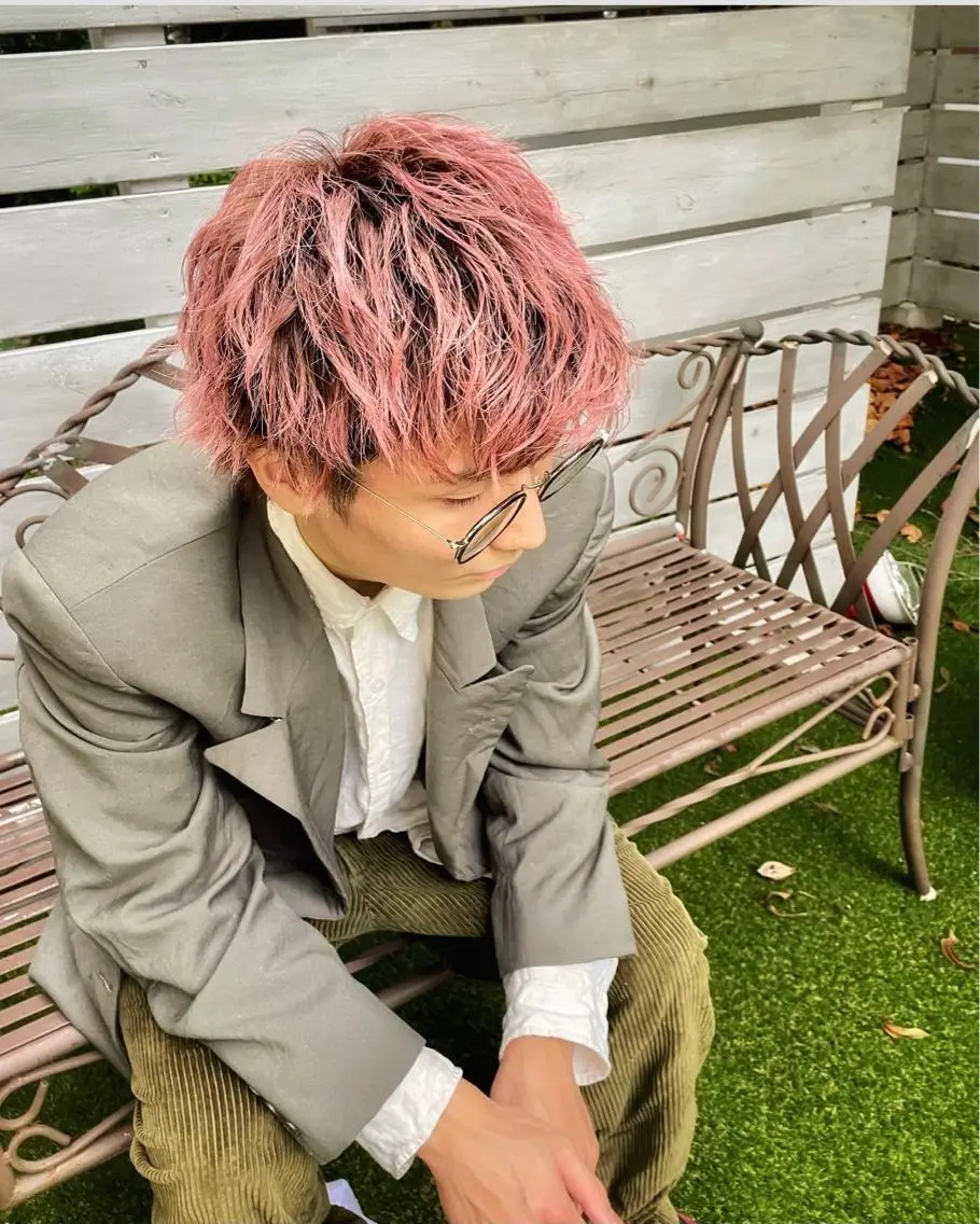 ショート メンズ メンズパーマ メンズツイストパーマ ツイストパーマ 河島 裕樹のヘアスタイル
