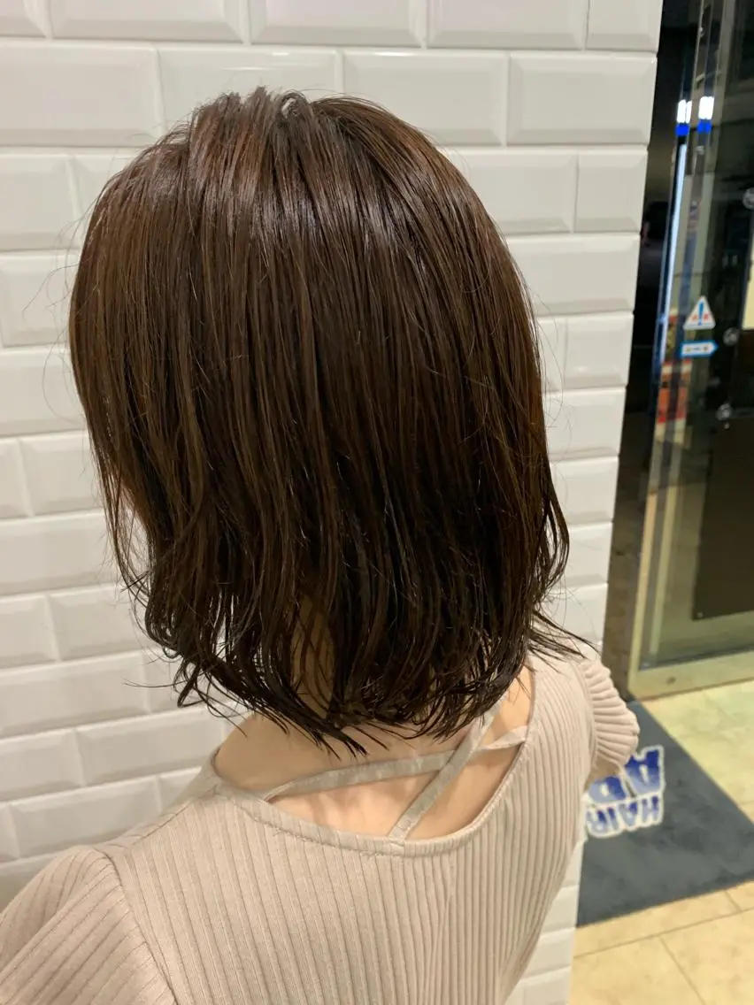 ショート カラー パーマ appiis 柳田葵　横浜のヘアスタイル