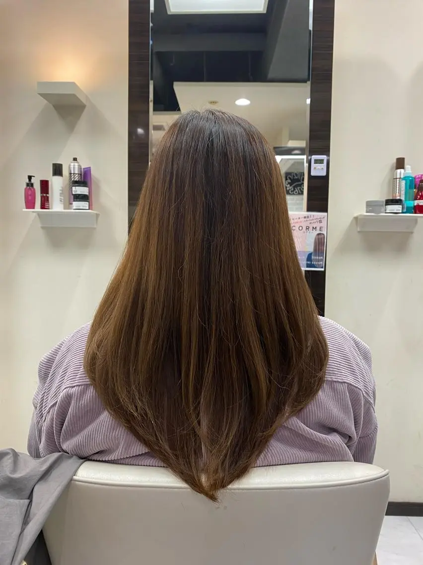 ロング レイヤーカット シャギー 目黒 碧人のヘアスタイル