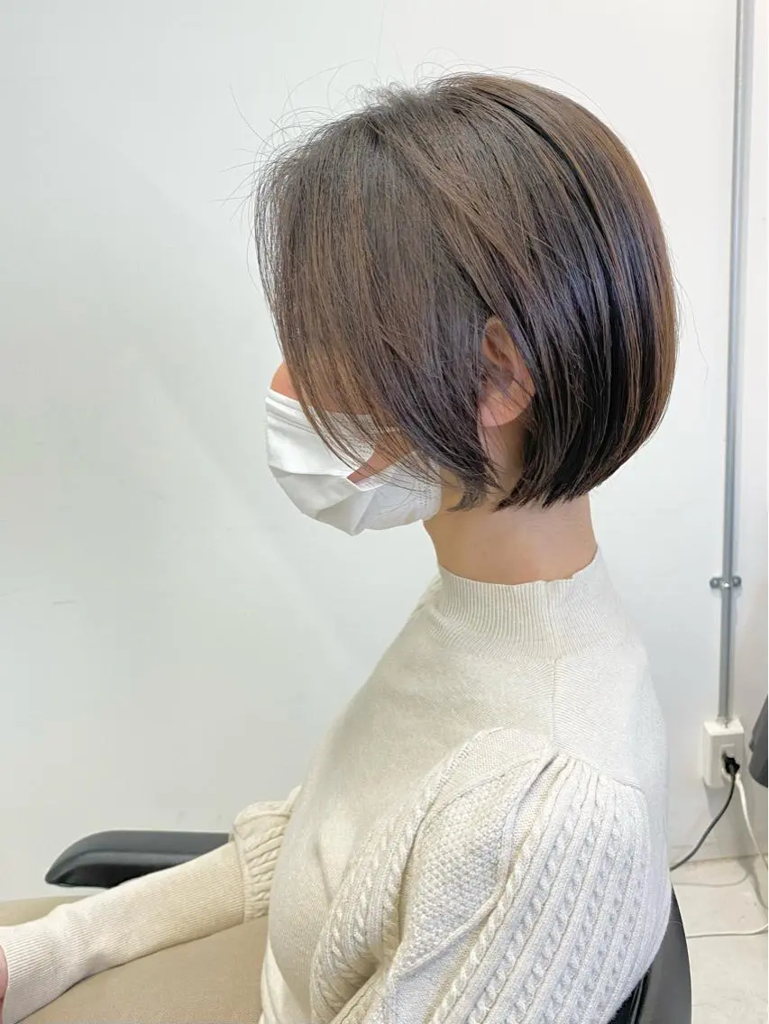 ショート カラー ヘアアレンジ 似合わせ専門美容師 なかじまのヘアスタイル
