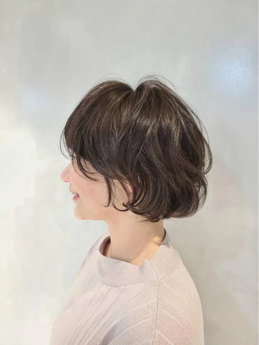ショート パーマ ショート・ボブ✂️ 紅葉のヘアスタイル