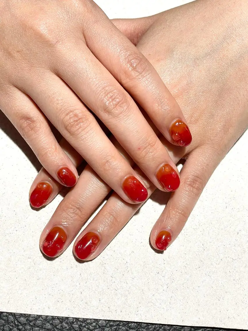 ネイル 赤色 Aila.nail _F_AYUMIのネイルデザイン