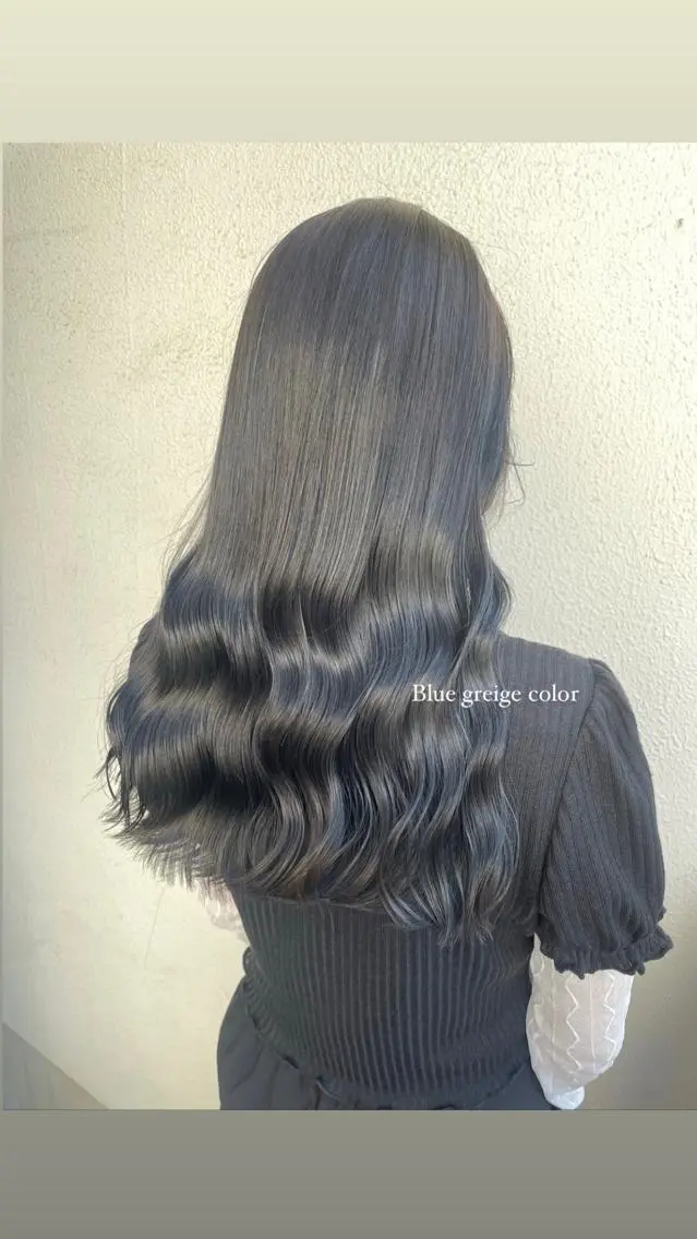 ロング カラー パーマ ヘアアレンジ メンズ キッズ ネイル マツエク・マツパ アイブロウ 透明感カラー・レイヤ ー🎀amika🎀のヘアスタイル