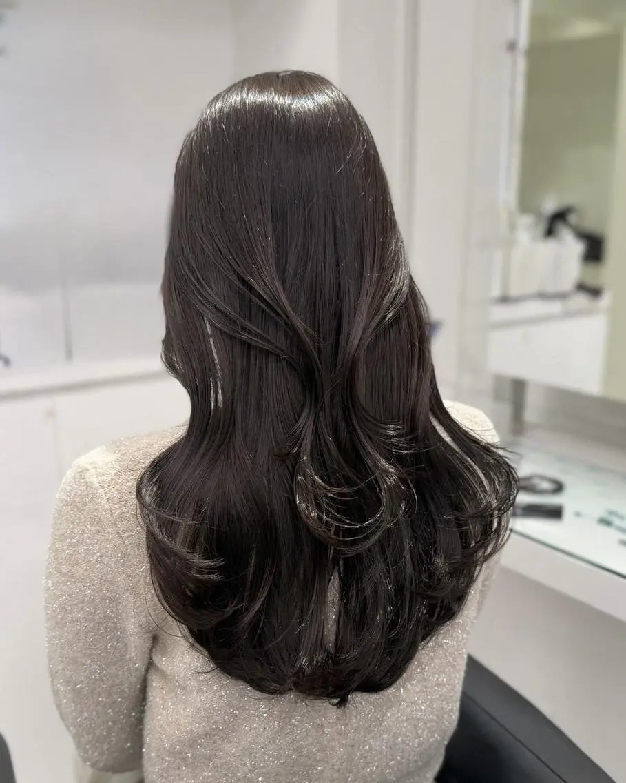 カラー 赤み消し🏹上品甘め トレンドカラー/横浜のヘアスタイル