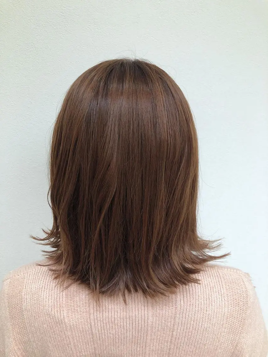 ミディアム ショート・ウルフ✂︎ 安住有咲子のヘアスタイル