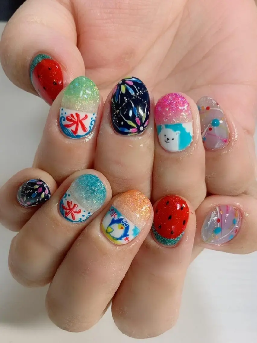 ネイル ･:*+.✳︎˚✧₊ MAKI NAILのネイルデザイン