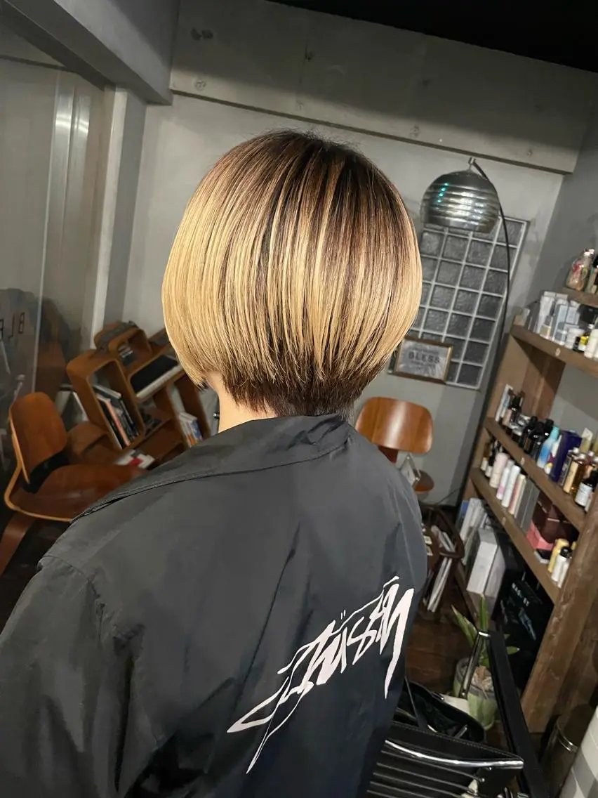 ショート 縮毛矯正/髪質改善 RENのヘアスタイル