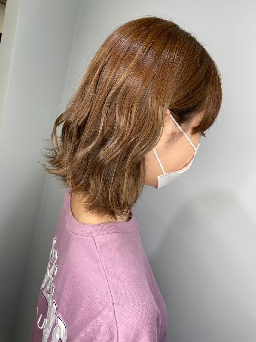 ショート ミストバング ボブ 天使の羽バング・フェザーバング ハイライト ショートヘア トップスタイリスト ✨KIRIKA中野✨のヘアスタイル