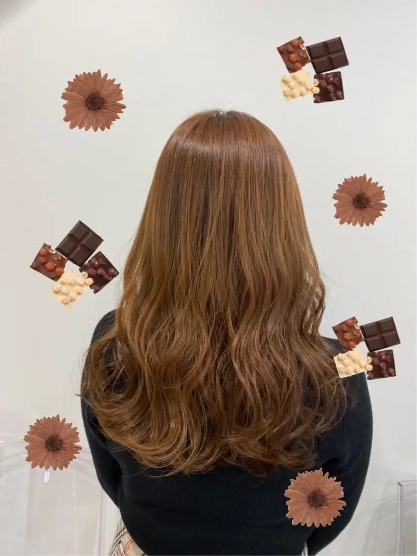 ミディアム カラー ヘアアレンジ 🪞THEATER 表参道店🩰のヘアスタイル