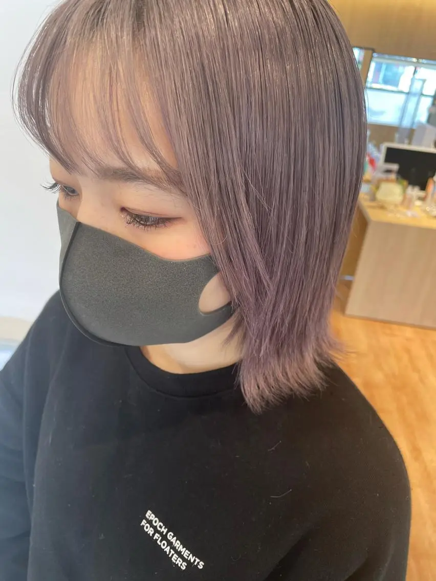 カラー ベージュカラー ラベンダーカラー 堀田 将輝のヘアスタイル
