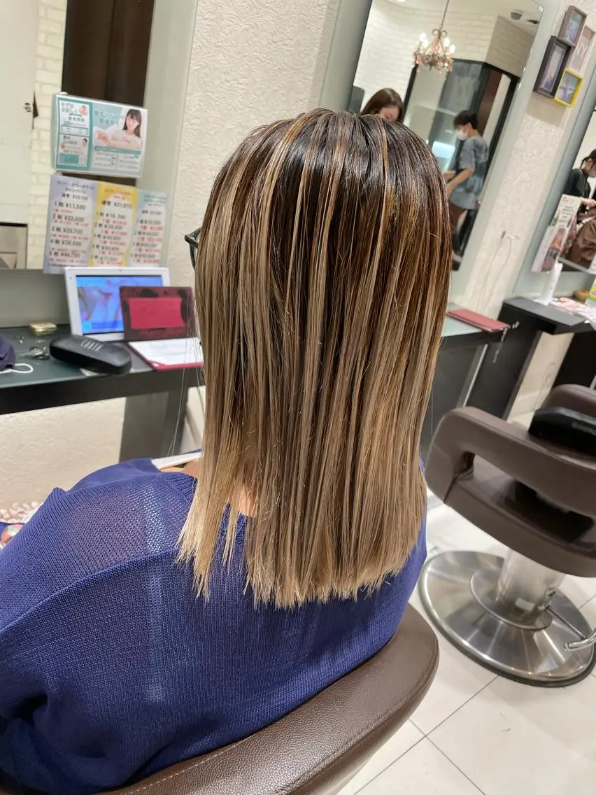 カラー カット ヘアカラー 縮毛矯正 福島 望のヘアスタイル