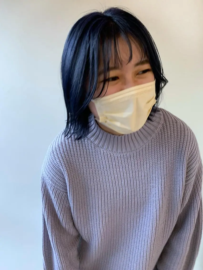 ミディアム カラー AR.MARA サトウヒカルのヘアスタイル