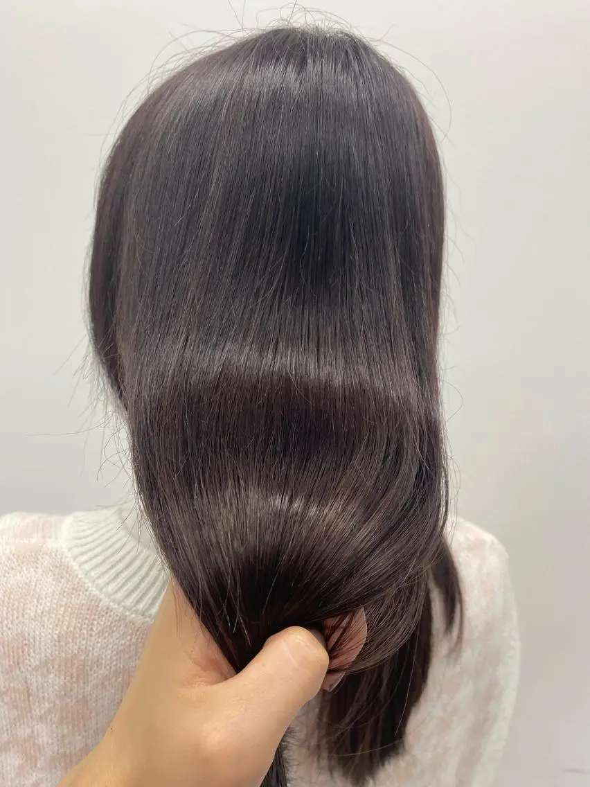 セミロング aoi ♡グレージュ ・ベージュカラーのヘアスタイル