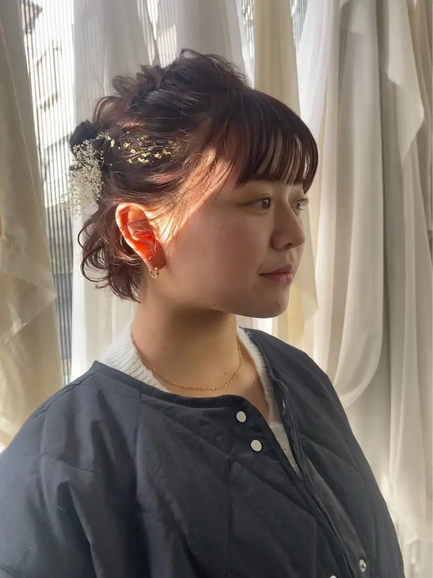 ショート ショートヘア 大石 沙季のヘアスタイル