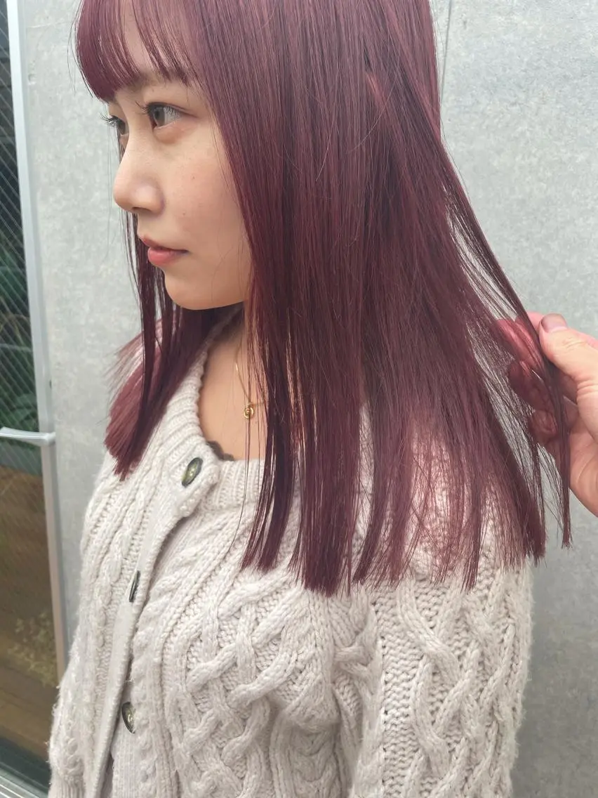 ミディアム カラー 似合わせカット ヘアカラー トリートメント センスをお届けします 大谷将生infpのヘアスタイル