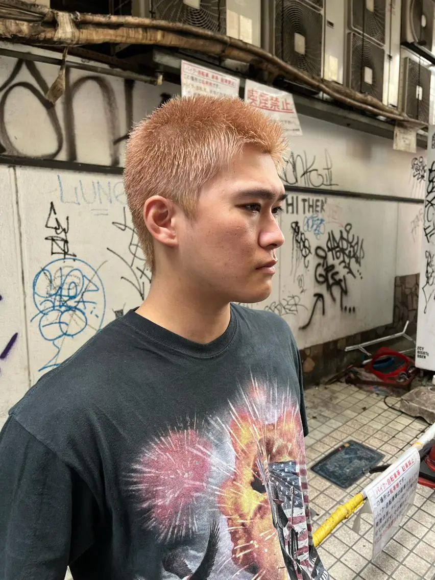 ショート カラー パーマ ヘアアレンジ メンズ ヘアカラー トリートメント 💎髪質改善特化💎 RUITOのヘアスタイル