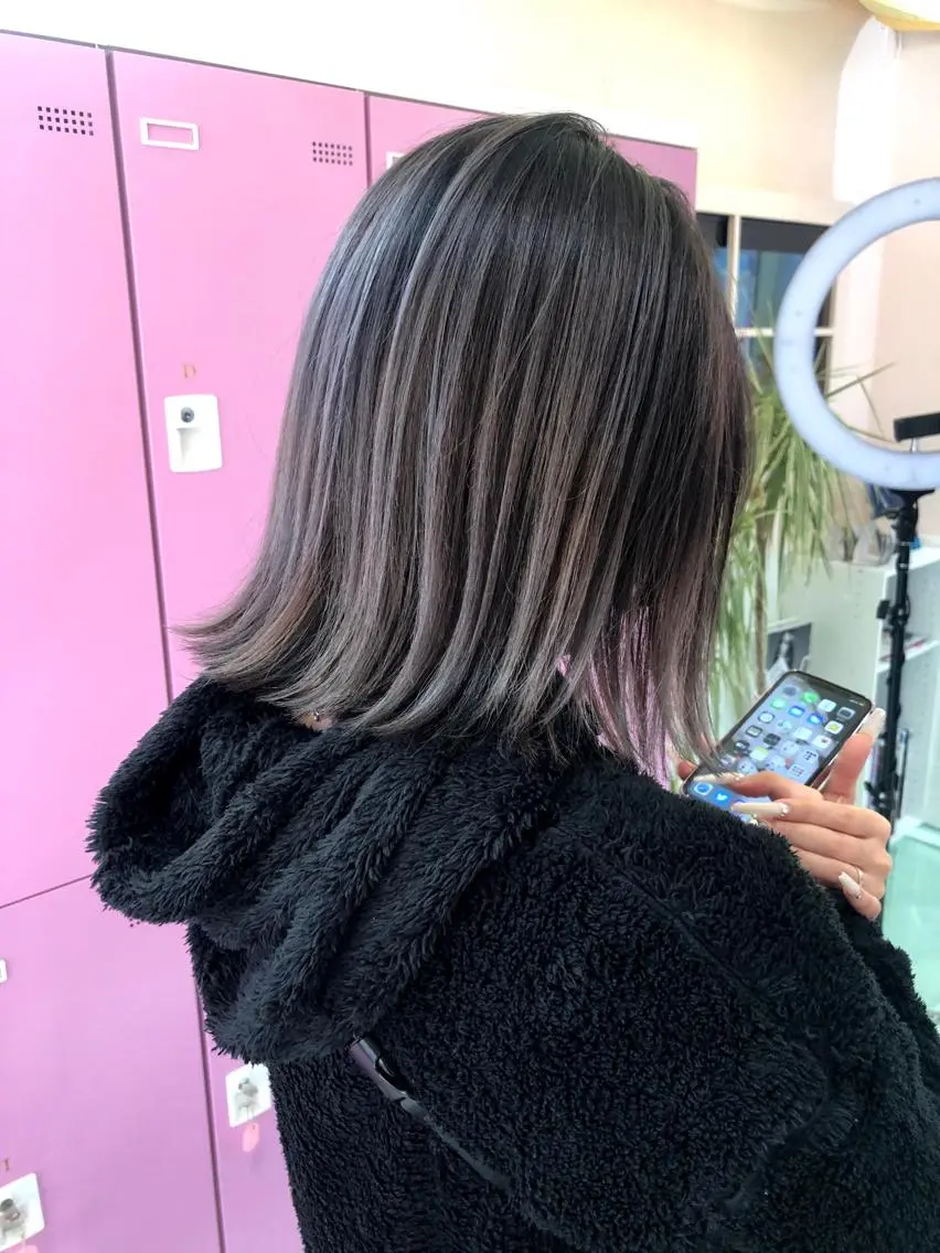 ミディアム ヘアカラー トリートメント 店長 小池アキトのヘアスタイル