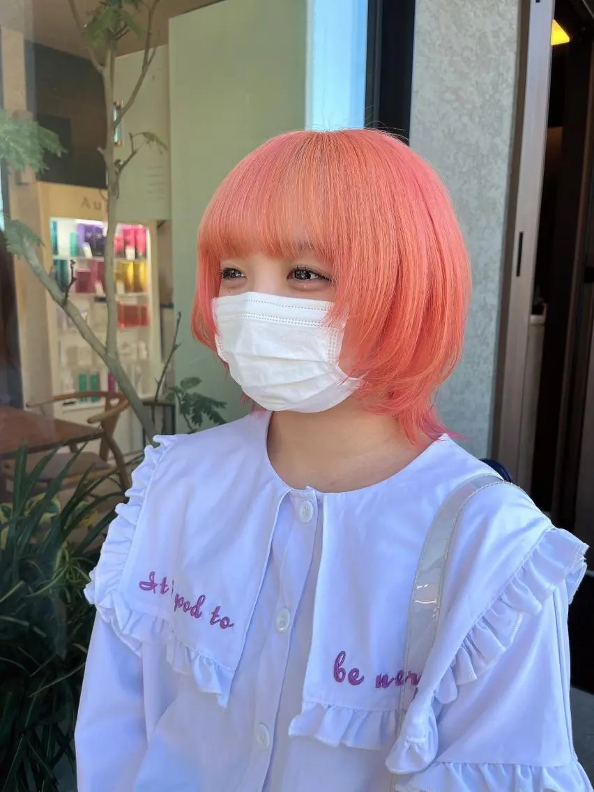 ショート カラー カット ヘアカラー トリートメント 手塚 亮汰のヘアスタイル