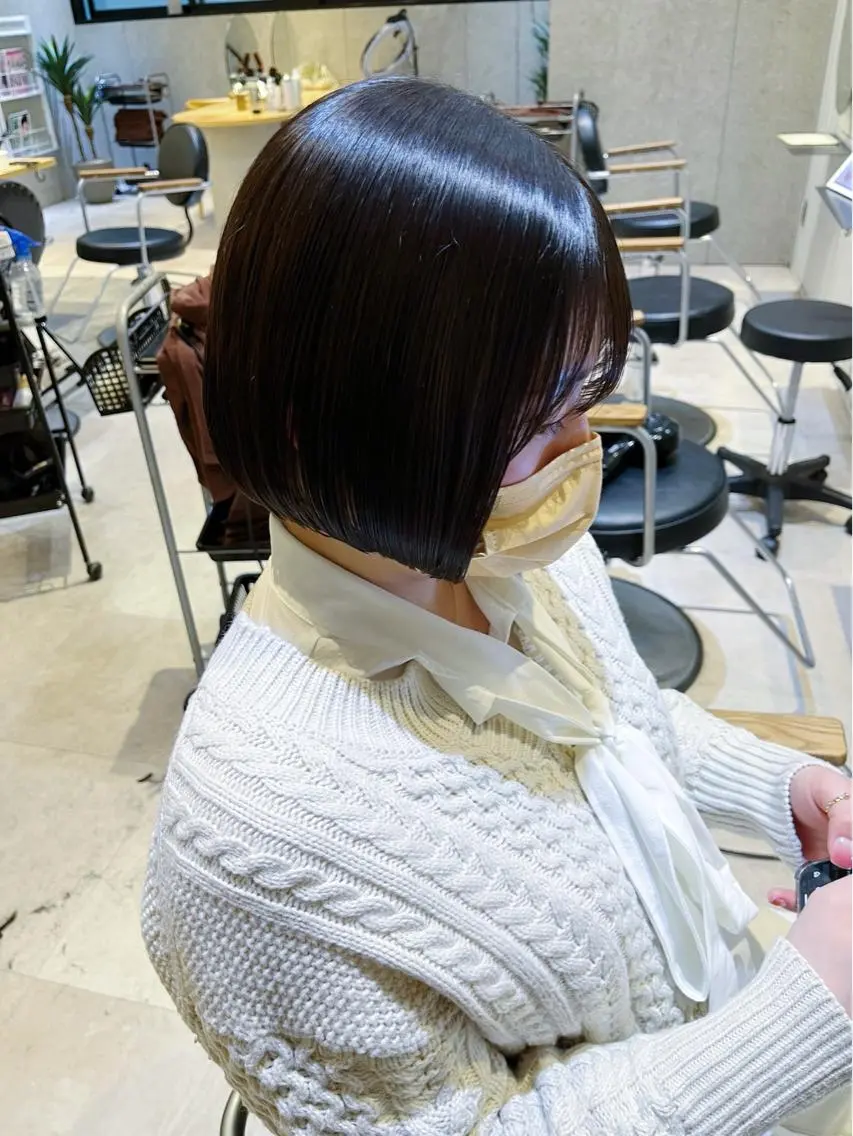 ショート 髪質改善ケア🤍小川 友香のヘアスタイル