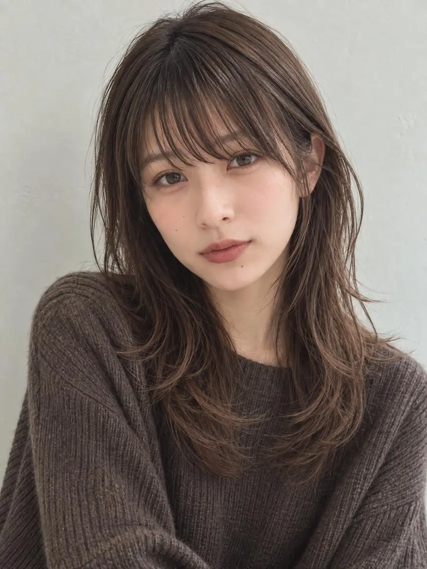 ロング カラー パーマ ブリーチ ケアブリーチ 透明感カラー ダブルカラー イヤリングカラー カット ヘアカラー パーマ "オトナ髪”/ LAKA TOCCAのヘアスタイル
