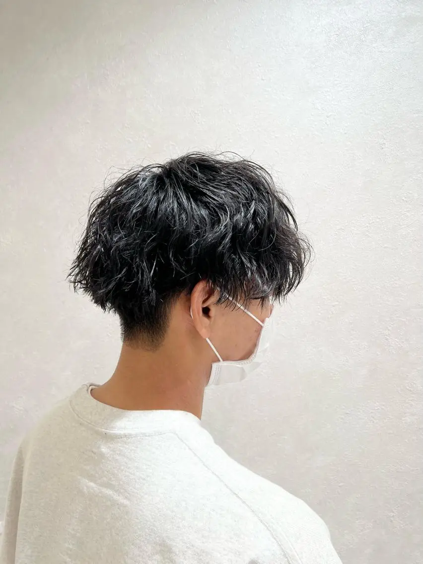 パーマ メンズ フェードカット メンズパーマ スキンフェード 波巻きパーマ スパイラルパーマ カット パーマ 瀬野凌介/メンズ カット/パーマのヘアスタイル