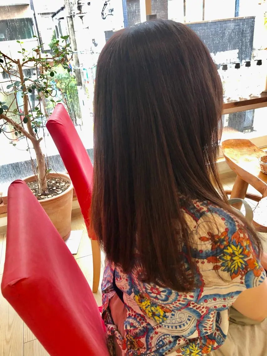 セミロング カラー ナチュラルオーブン 大村店🍀深松孝枝のヘアスタイル
