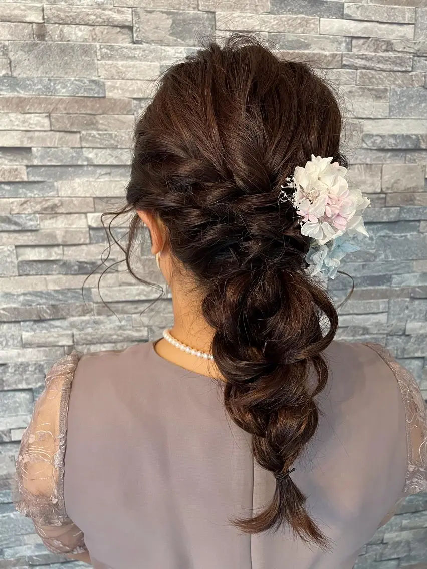 ヘアアレンジ ヘアセット 高尾 成紀のヘアスタイル