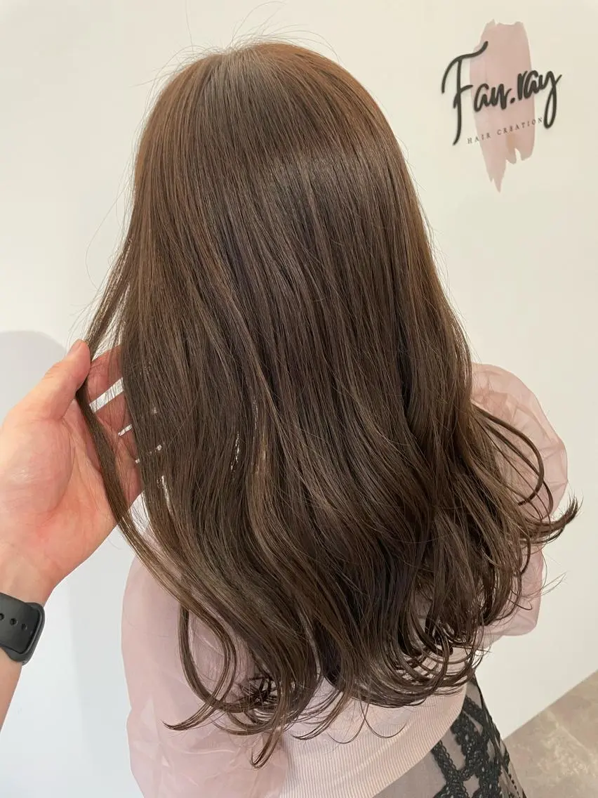 ロング カラー カット ヘアカラー トリートメント ish by fan .代表✂️木谷宏夢のヘアスタイル