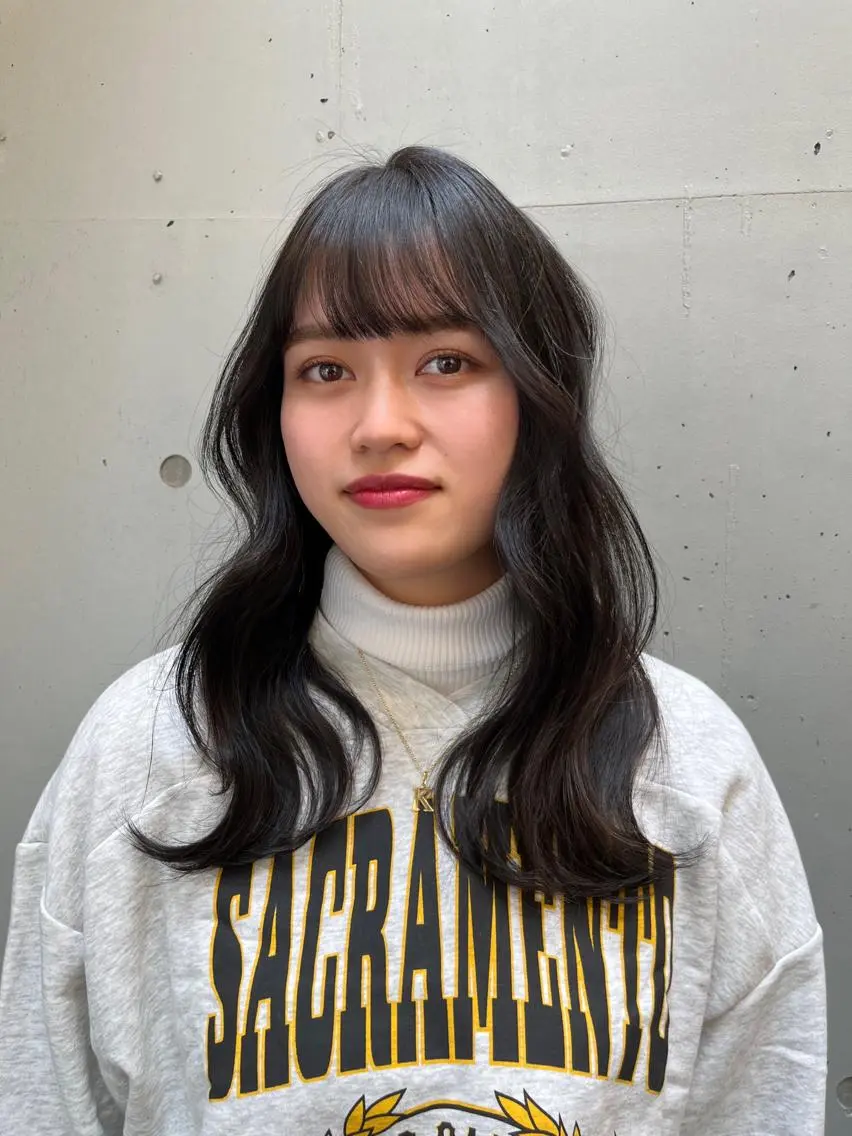 ロング 髪質改善 トリートメント カット ヘアカラー トリートメント ヘッドスパ 髪質改善 永田零亜のヘアスタイル