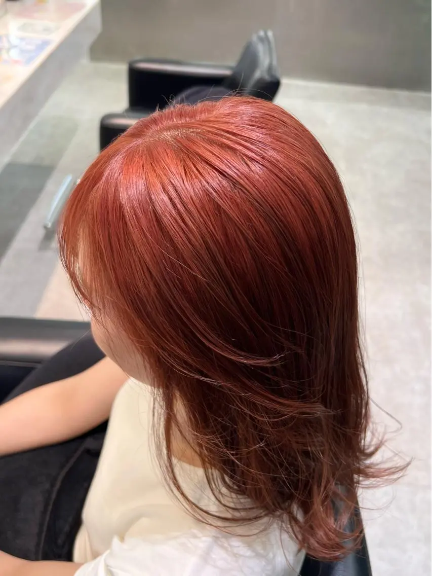 ミディアム カラー ヘアカラー karin🌛ボブ／ 透明感たっぷりカラーのヘアスタイル