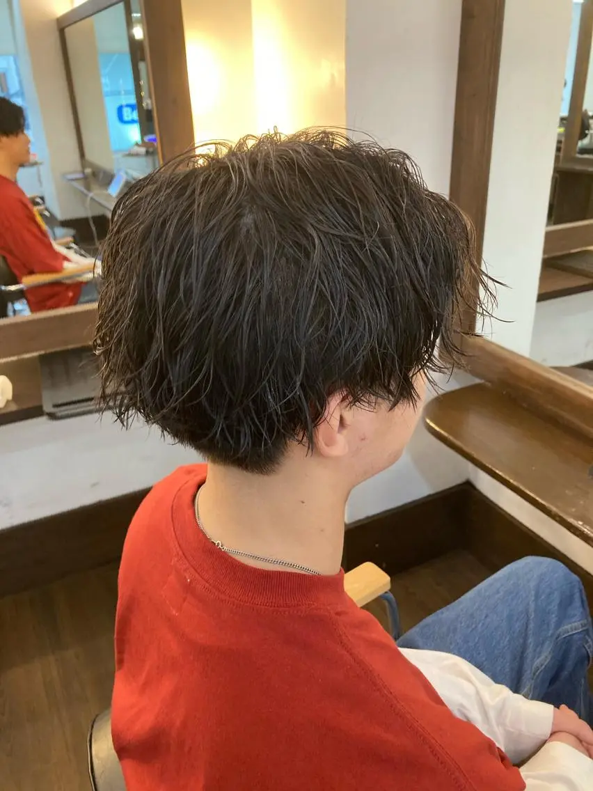 パーマ メンズ メンズサロン アソビ元町のヘアスタイル