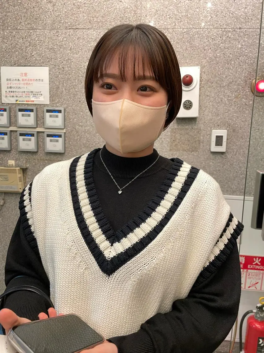 ショート ショートヘア 豊田 真夕のヘアスタイル