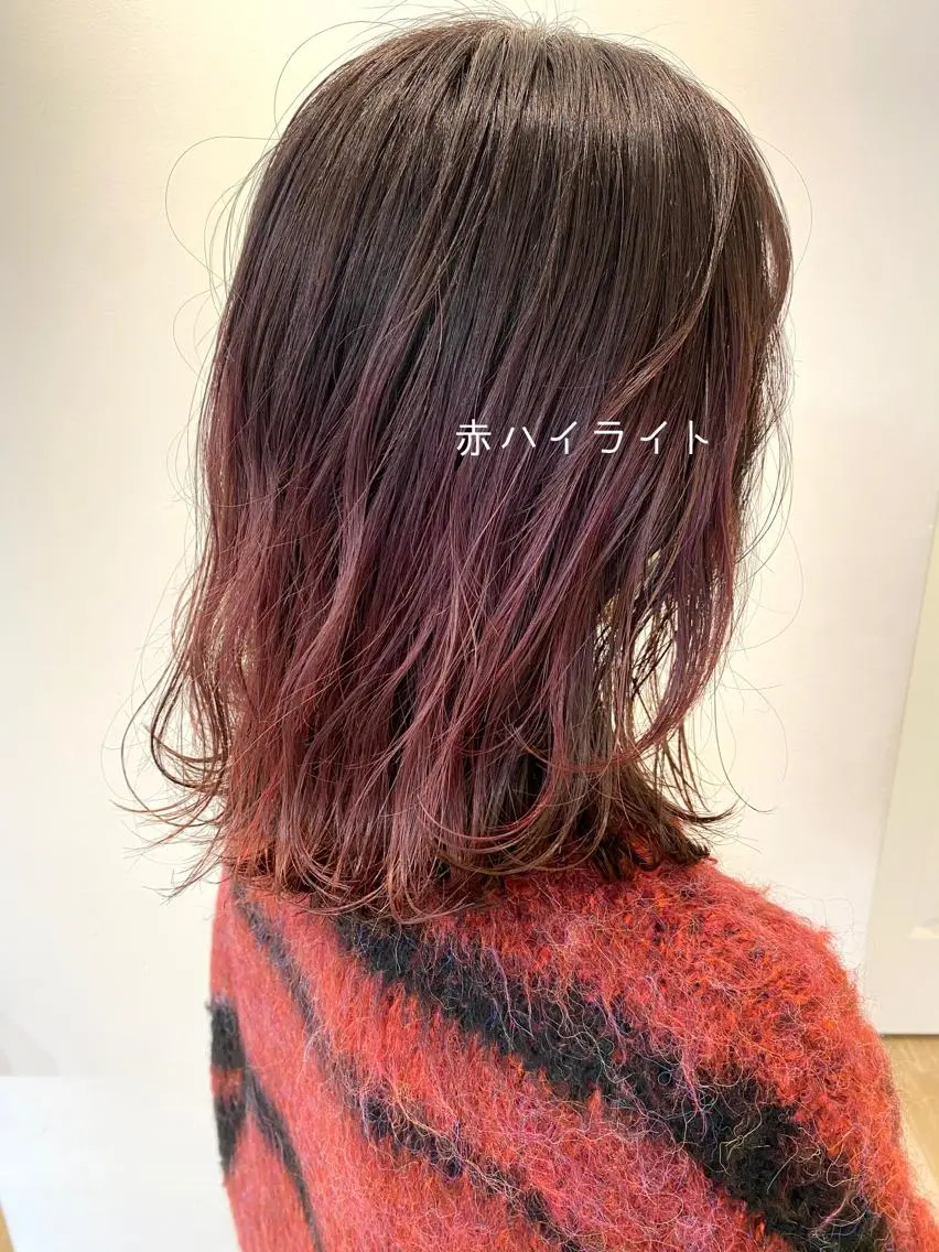 ミディアム ヘアカラー トリートメント CASANE 大橋康智のヘアスタイル