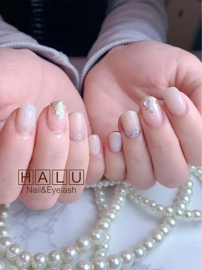 ネイル キラキラネイル HALU ハルのネイルデザイン