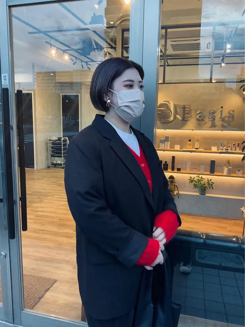 ショート カラー Basis 田口豪司のヘアスタイル