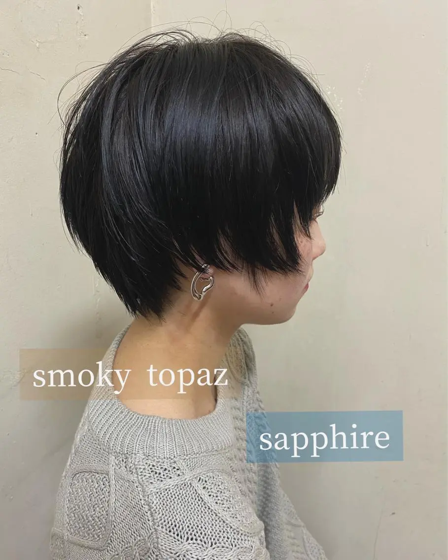 ショート カラー 舟橋 りんかのヘアスタイル
