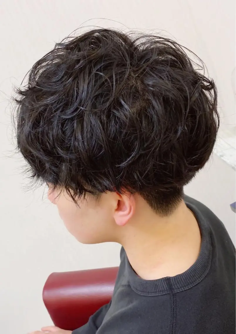 ショート パーマ メンズ メンズパーマ KEN 🌟のヘアスタイル