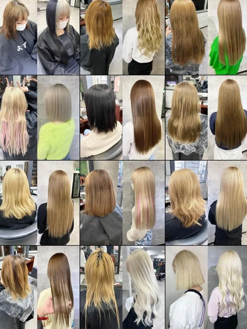 セミロング ヘアアレンジ カラー メンズ 外れにくいエク💚 EST梅田TAKIのヘアスタイル