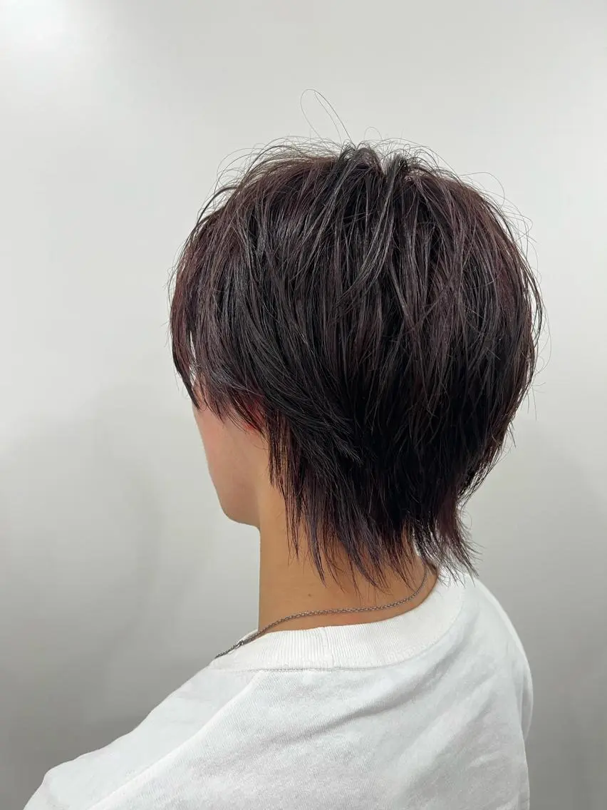 ショート カラー メンズ SHIAN 橋本 Daikiのヘアスタイル