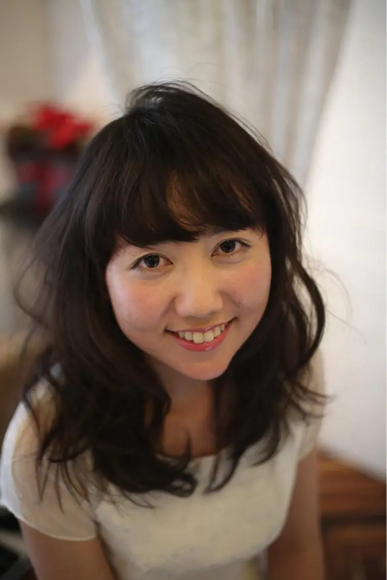 セミロング 工藤 久美のヘアスタイル