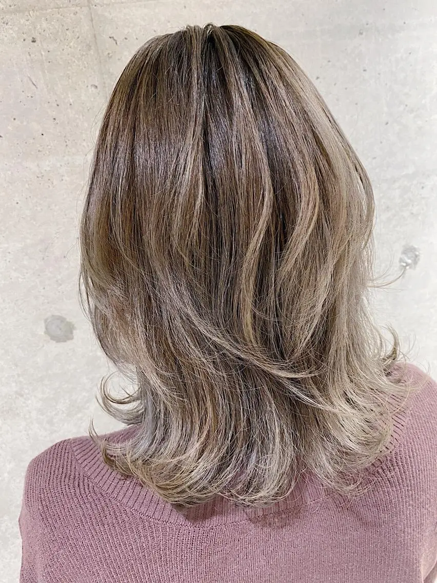 ミディアム カラー ヘアカラー 🧡ショートの達人 🧡SHOのヘアスタイル